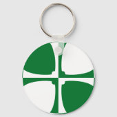 Vlag van Kirkcudbrightshire sleutelhanger (Achterkant)