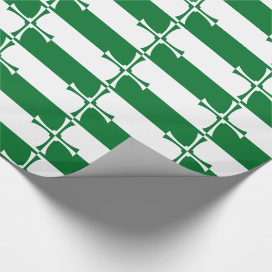 Vlag van Kirkcudbrightshire Wrapping Paper Cadeaupapier (Hoek)