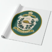 Vlag van Kitchener (Ontario, Canada) Cadeaupapier (Uitgerold)