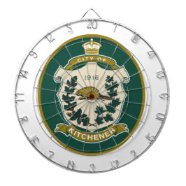 Vlag van Kitchener (Ontario, Canada) Dartbord