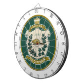 Vlag van Kitchener (Ontario, Canada) Dartbord (Voorkant Rechts)