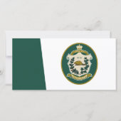 Vlag van Kitchener (Ontario, Canada) Kaart (Voorkant)