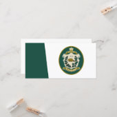 Vlag van Kitchener (Ontario, Canada) Kaart (Voorkant / Achterkant in situ)