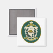Vlag van Kitchener (Ontario, Canada) Magneet (Voorkant / Achterkant)