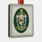 Vlag van Kitchener (Ontario, Canada) Metalen Ornament (Rechts)