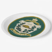 Vlag van Kitchener (Ontario, Canada) Papieren Bordje (Gekanteld)