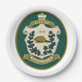 Vlag van Kitchener (Ontario, Canada) Papieren Bordje