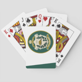 Vlag van Kitchener (Ontario, Canada) Pokerkaarten