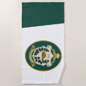 Vlag van Kitchener (Ontario, Canada) Strandlaken (Voorkant)