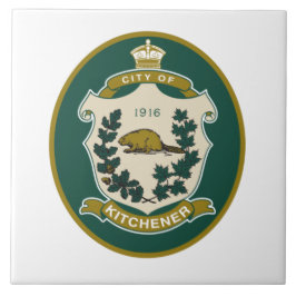 Vlag van Kitchener (Ontario, Canada) Tegeltje