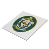 Vlag van Kitchener (Ontario, Canada) Tegeltje (Zijkant)