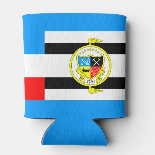 Vlag van Knoxville, Tennessee Blikjeskoeler (Achterkant)