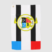 Vlag van Knoxville, Tennessee Golfhanddoek (Voorkant)