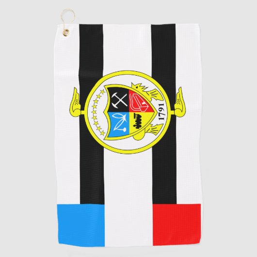 Vlag van Knoxville, Tennessee Golfhanddoek (Voorkant)