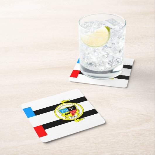 Vlag van Knoxville, Tennessee Kartonnen Onderzetters (Insitu)