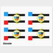 Vlag van Knoxville, Tennessee Rechthoekige Sticker (Vel)