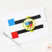 Vlag van Knoxville, Tennessee Rechthoekige Sticker (Envelop)