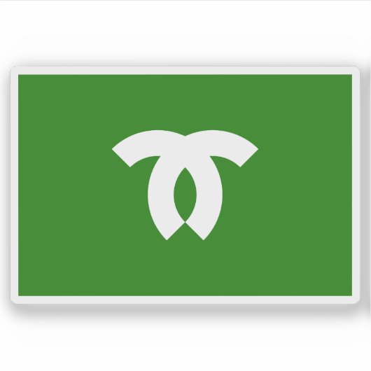 Vlag van Kobe, Hyogo, Japan Sticker (Voorkant)