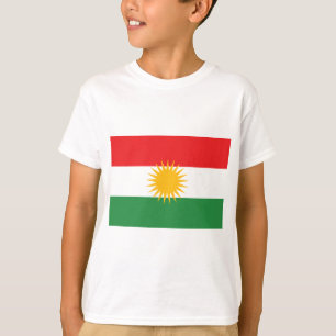 Vlag van Koerdistan (Alay Kurdistan of Alaya Reng T-shirt