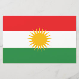 Vlag van Koerdistan Briefpapier