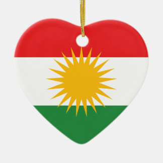 vlag van Koerdistan; Koerden; Koerdisch Keramisch Ornament