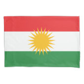 Vlag van Koerdistan Kussensloop (Voorkant)