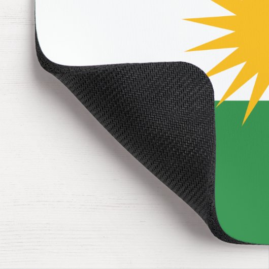 Vlag van Koerdistan Muismat (Hoek)