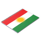Vlag van Koerdistan Notitieboek (Linkerzijde)