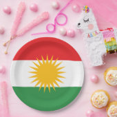 Vlag van Koerdistan Papieren Bordje (Feest)