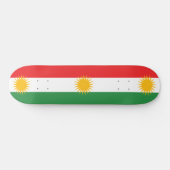 Vlag van Koerdistan Persoonlijk Skateboard (Horizontaal)