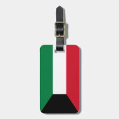 Vlag van Koeweit Bagagelabel (Voorkant verticaal)