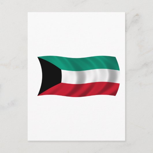 Vlag van Koeweit Briefkaart (Voorkant)