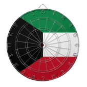 Vlag van Koeweit Dartbord (Voorkant)