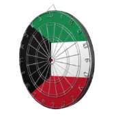 Vlag van Koeweit Dartbord (Voorkant Rechts)