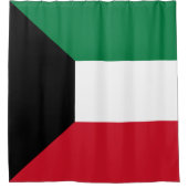 Vlag van Koeweit Douchegordijn (Voorkant)