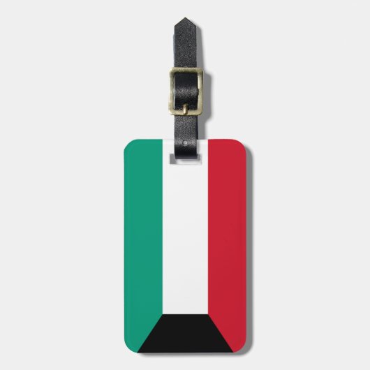 Vlag van Koeweit Easy ID Personal Bagagelabel (Voorkant verticaal)