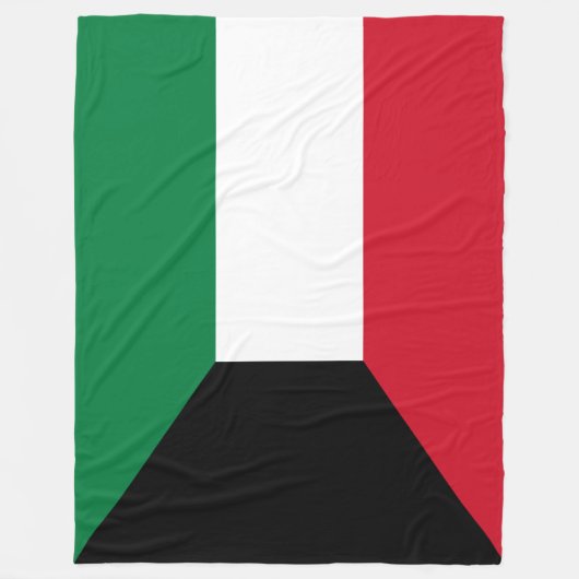 Vlag van Koeweit Fleece Deken (Voorkant)