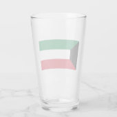 Vlag van Koeweit Glas (Achterkant)