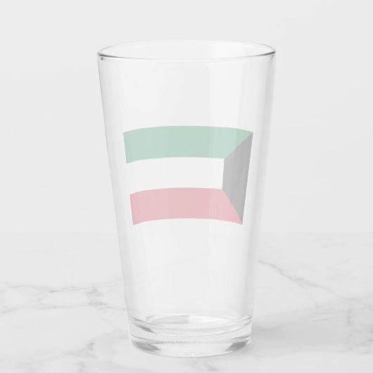 Vlag van Koeweit Glas (Achterkant)