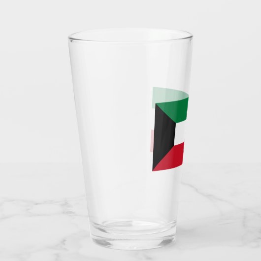 Vlag van Koeweit Glas (Rechts)
