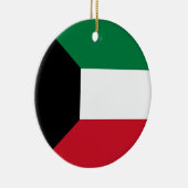 Vlag van Koeweit Keramisch Ornament (Rechts)