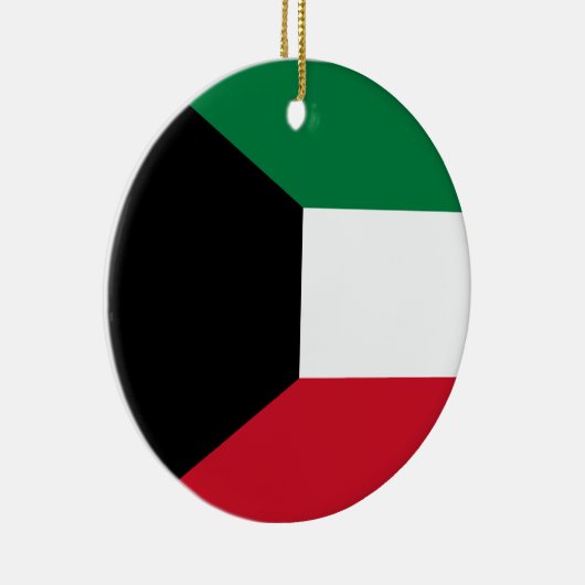 Vlag van Koeweit Keramisch Ornament (Rechts)