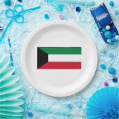 Vlag van Koeweit Papieren Bordje (Feest)