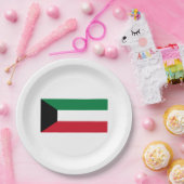 Vlag van Koeweit Papieren Bordje (Feest)