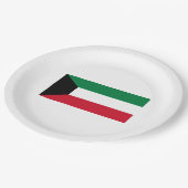 Vlag van Koeweit Papieren Bordje (Gekanteld)