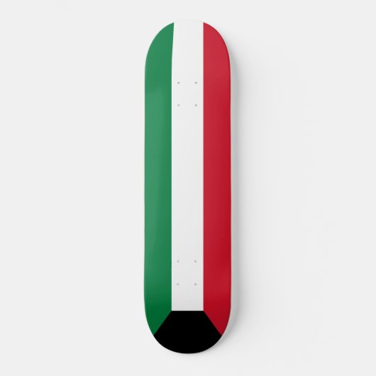 Vlag van Koeweit Persoonlijk Skateboard (Voorkant)
