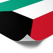 Vlag van Koeweit Poster (Hoek)