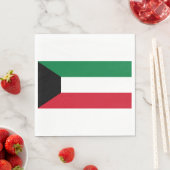 Vlag van Koeweit Servet (Insitu)