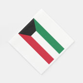 Vlag van Koeweit Servet (Hoek)