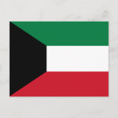Vlag van Koeweit, vlag van Koeweit Briefkaart (Voorkant)